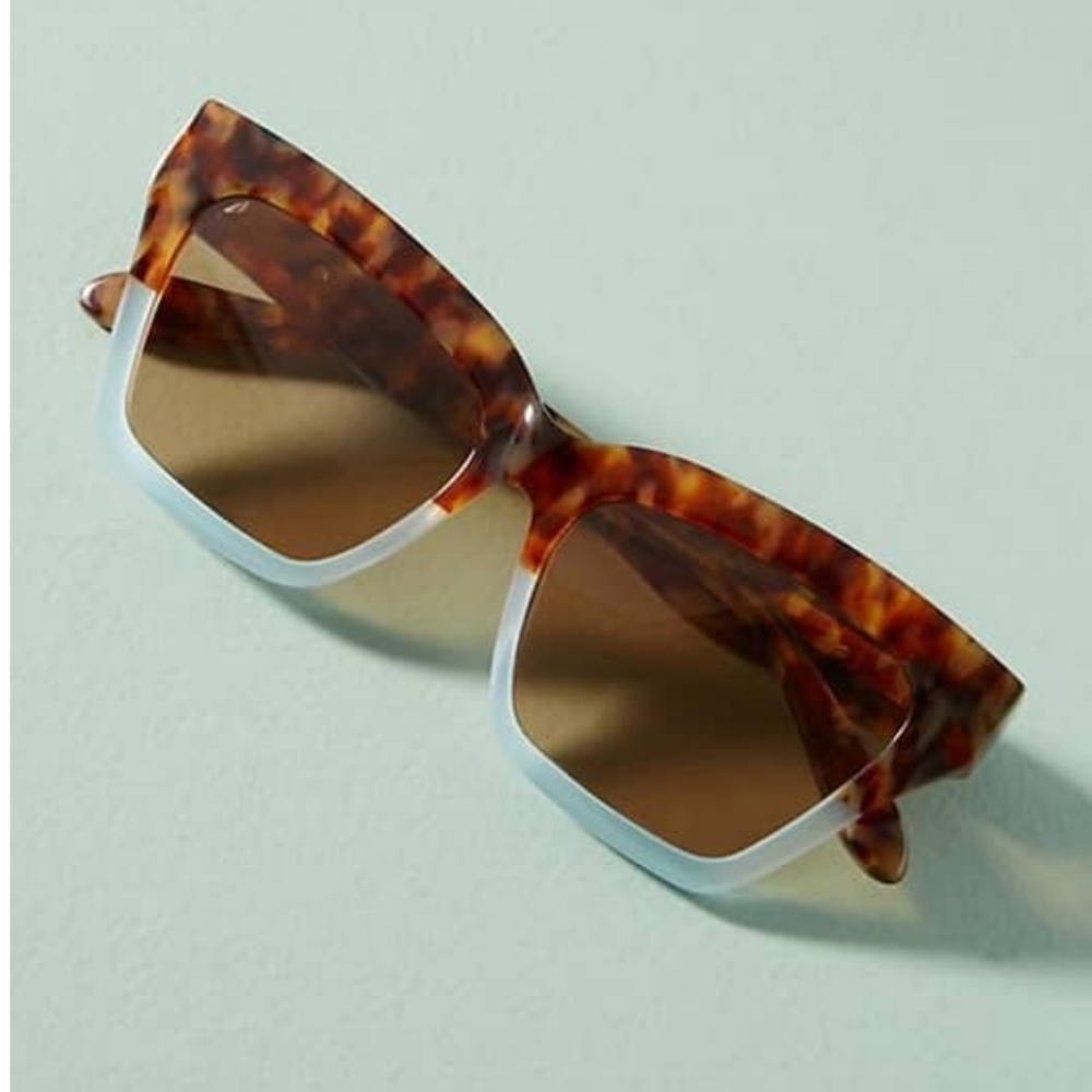 SONIX HALF AND HALF SUNGLASSES - Tourtoise and Blue NEVER WORN